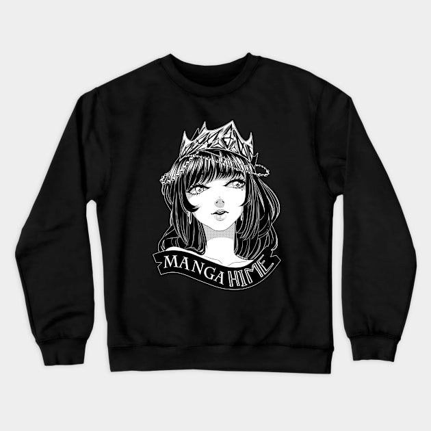 MANGA HIME Crewneck Sweatshirt by bekkie